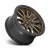 Felga aluminiowa D681 Rebel Matte Bronze Black Bead Ring Fuel 17x9